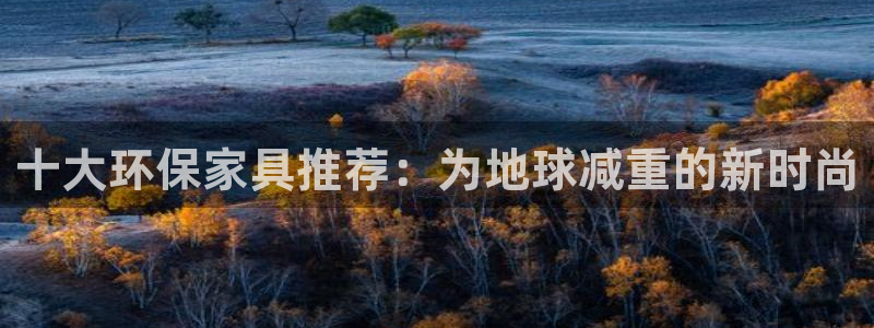 杏宇平台测速登陆：十大环保家具推荐：为地球减重的新时尚