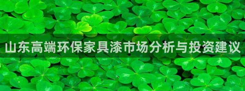 杏宇平台下载：山东高端环保家具漆市场分析与投资建议